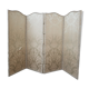 Paravent 4 volets style louis XVI tissu aux motifs floraux