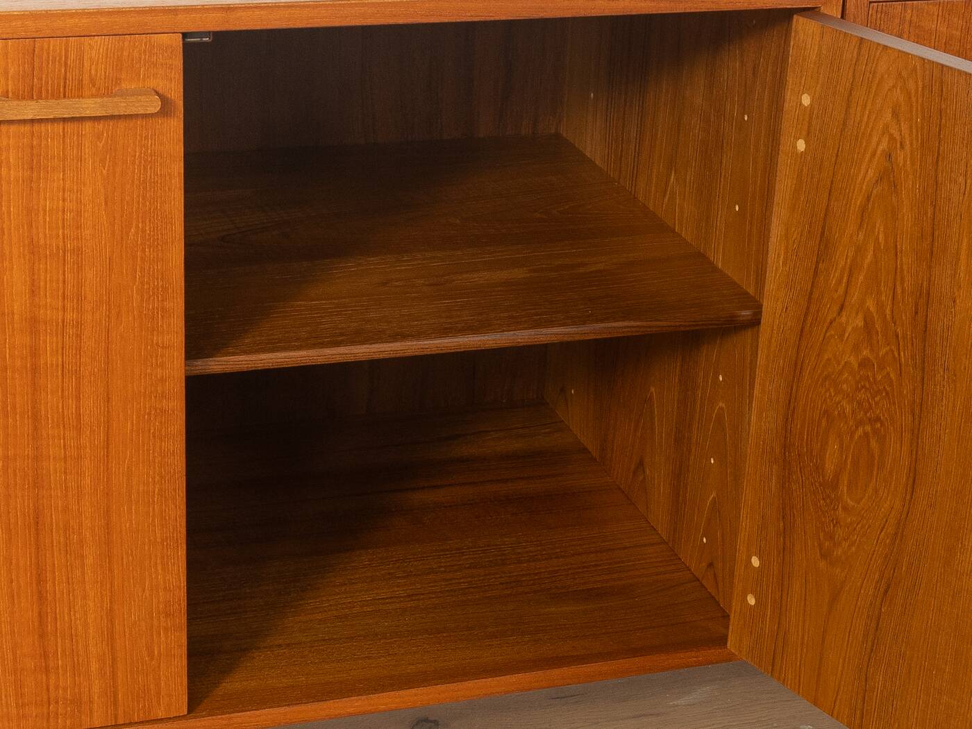 FM Møbler wall unit by Kai Kristiansen, 1960s, teak, restored