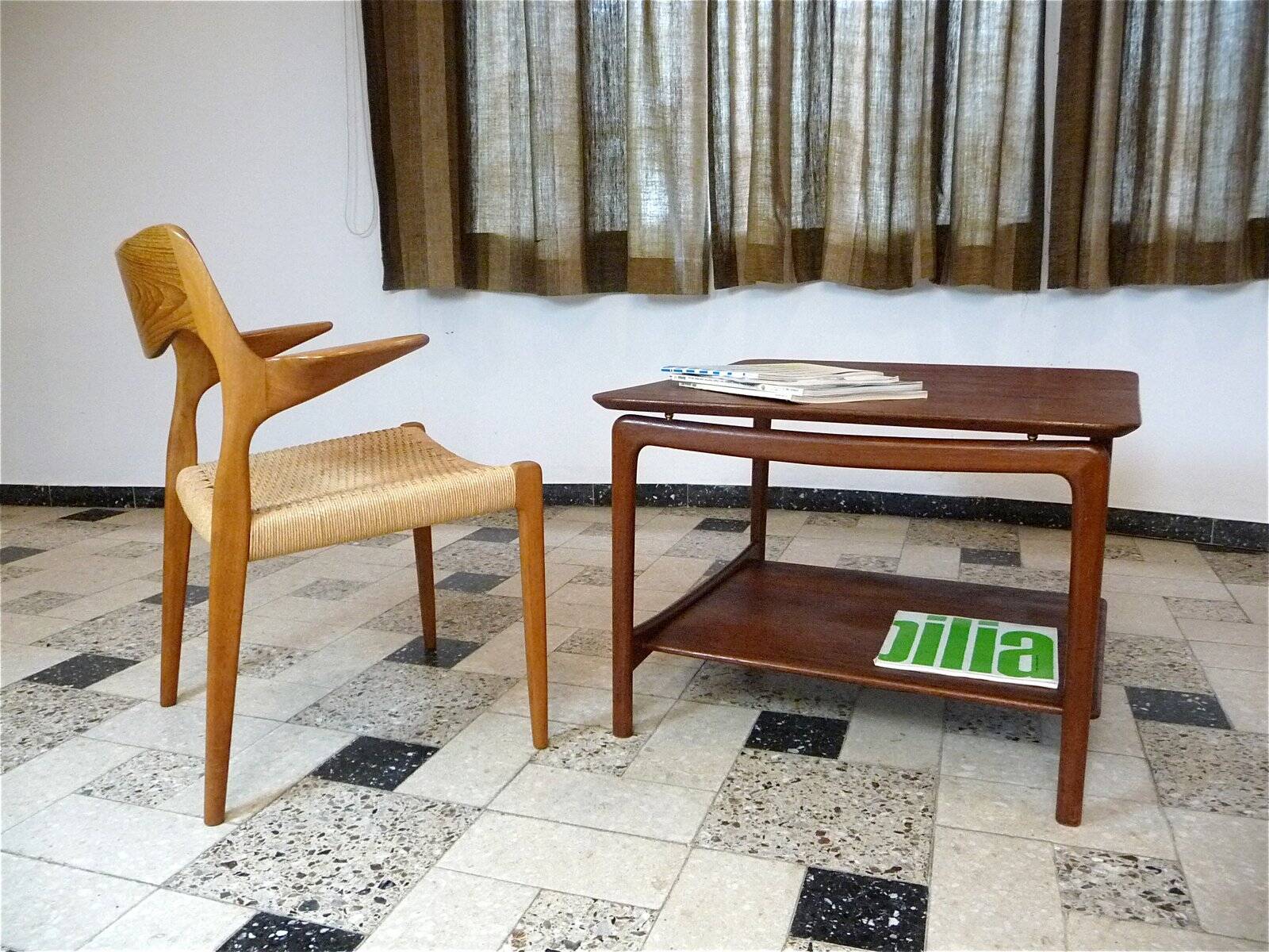 Danish teak coffee table by Hvidt & Mølgaard for France & Daverkosen, 1950s