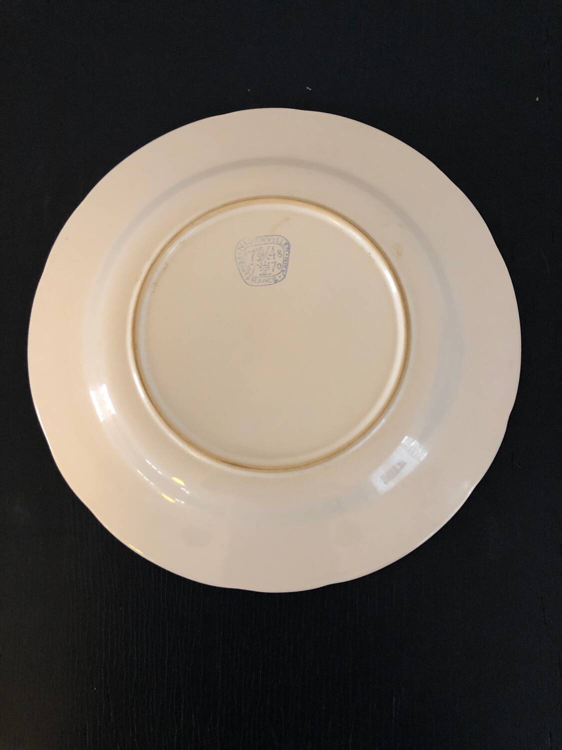 Vintage earthenware dish from Niederviller