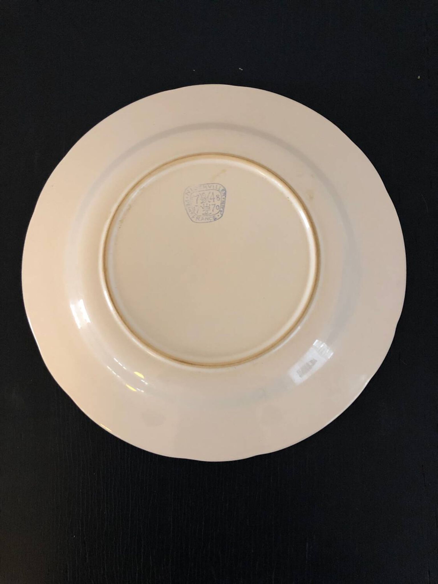 Vintage earthenware dish from Niederviller