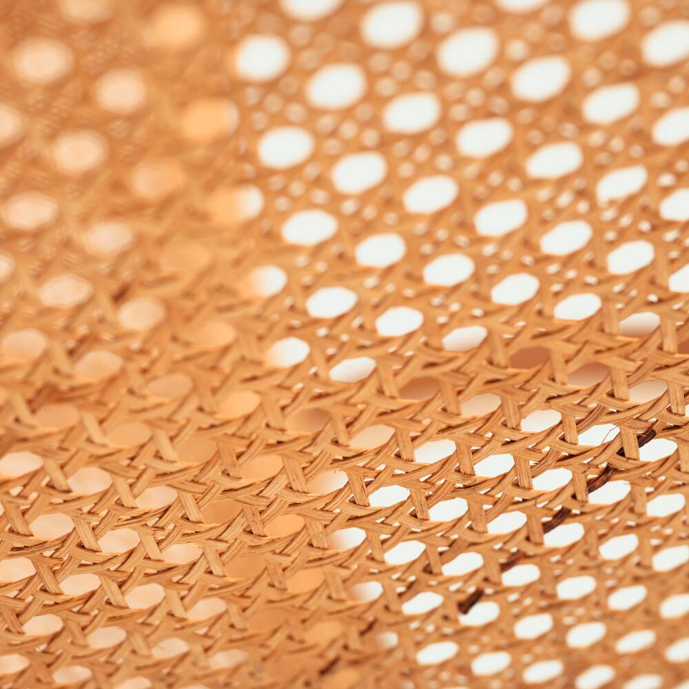 Gijs Bakker folding lounge chair rattan webbing for Castelijn, 1970s