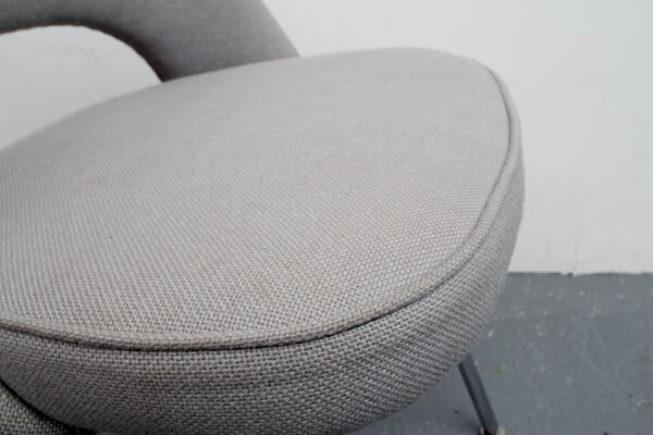 Executive Conference armchair by Eero Saarinen in grey 1960s