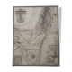 Grande carte d'atlas 1834 palestine & arabie petree d'andriveau-goujon, histoire des hébreux, plan