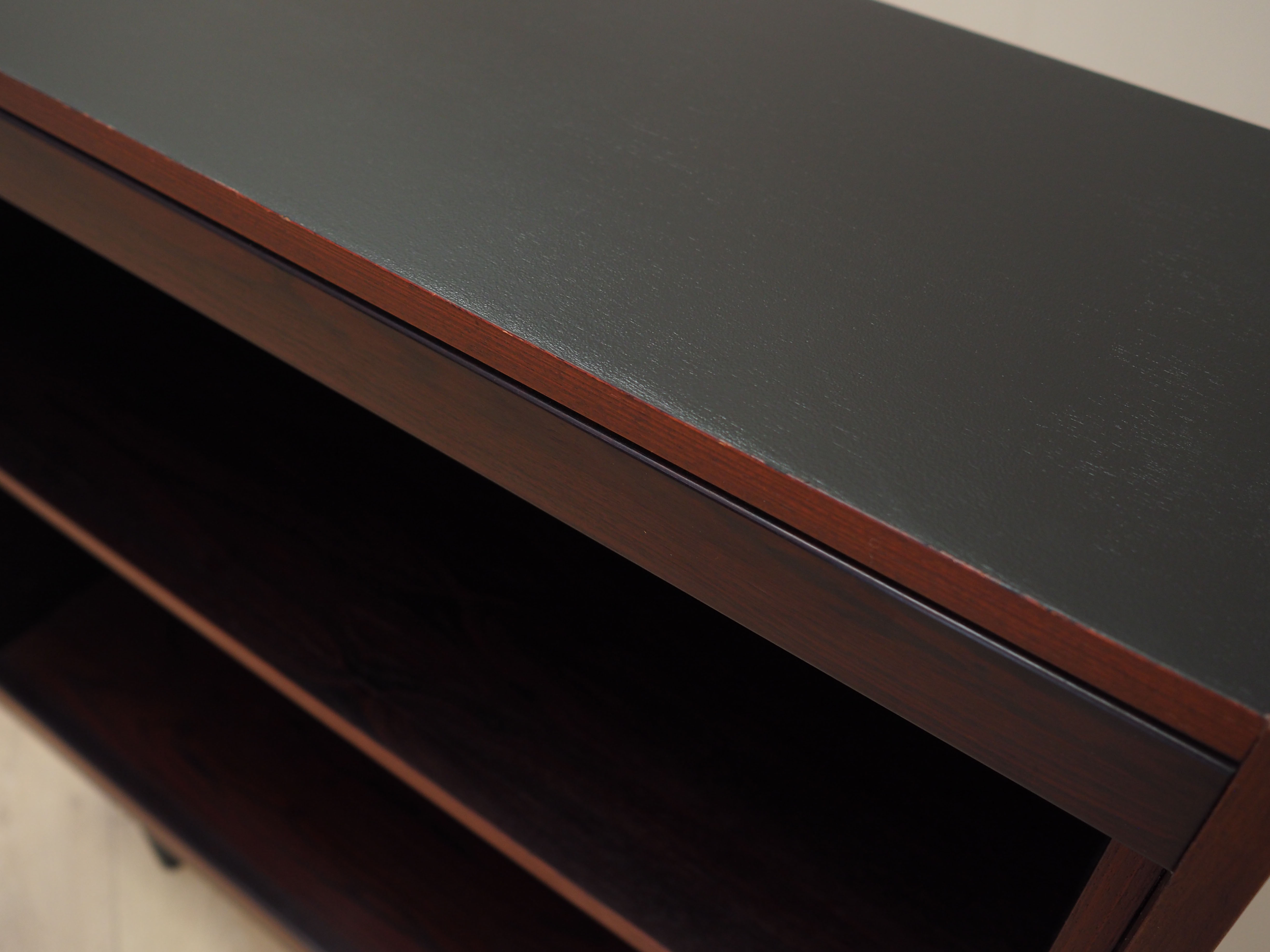 Walnut bookcase, Swedish design, 1970s, Sweden