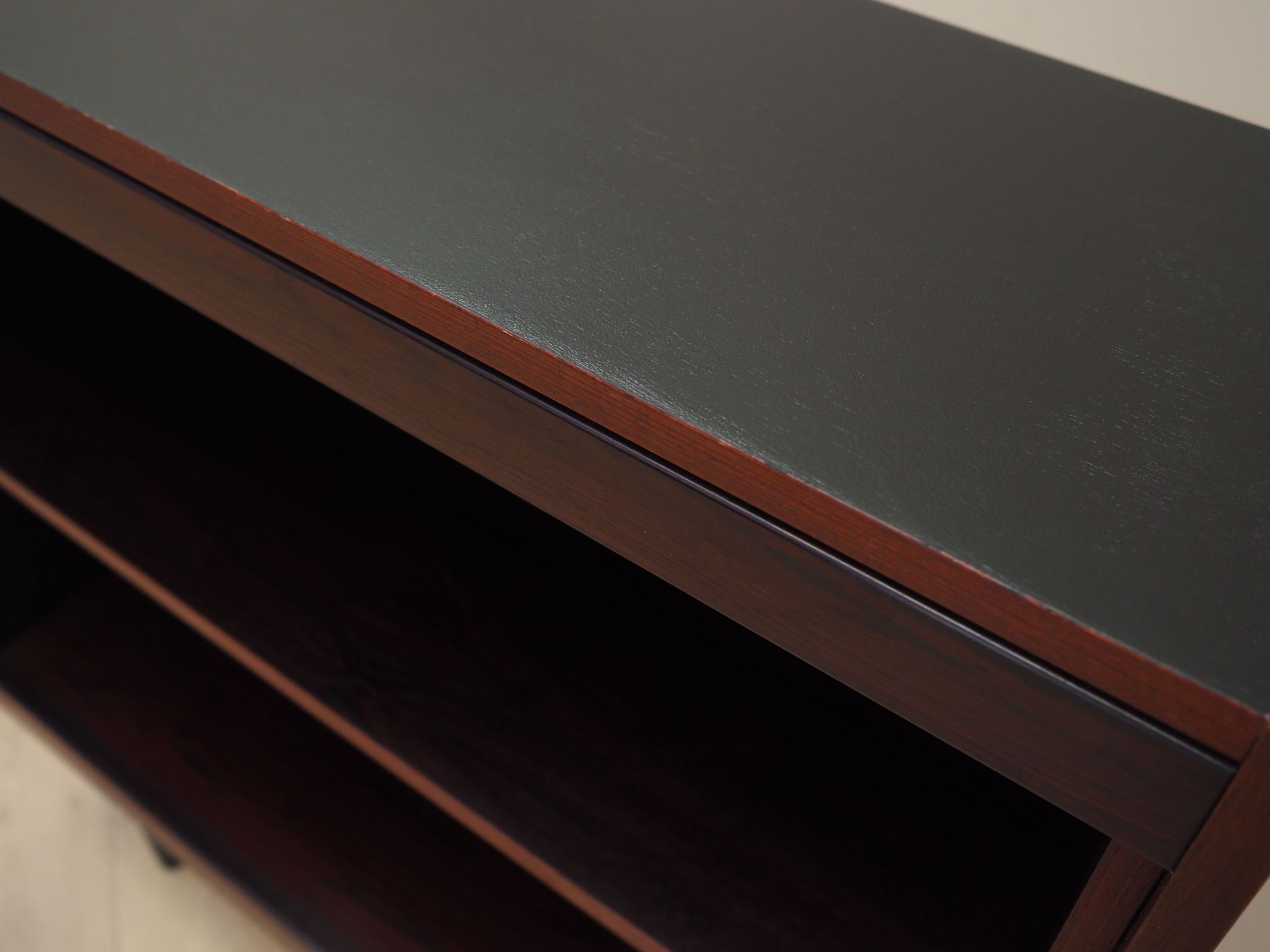 Walnut bookcase, Swedish design, 1970s, Sweden
