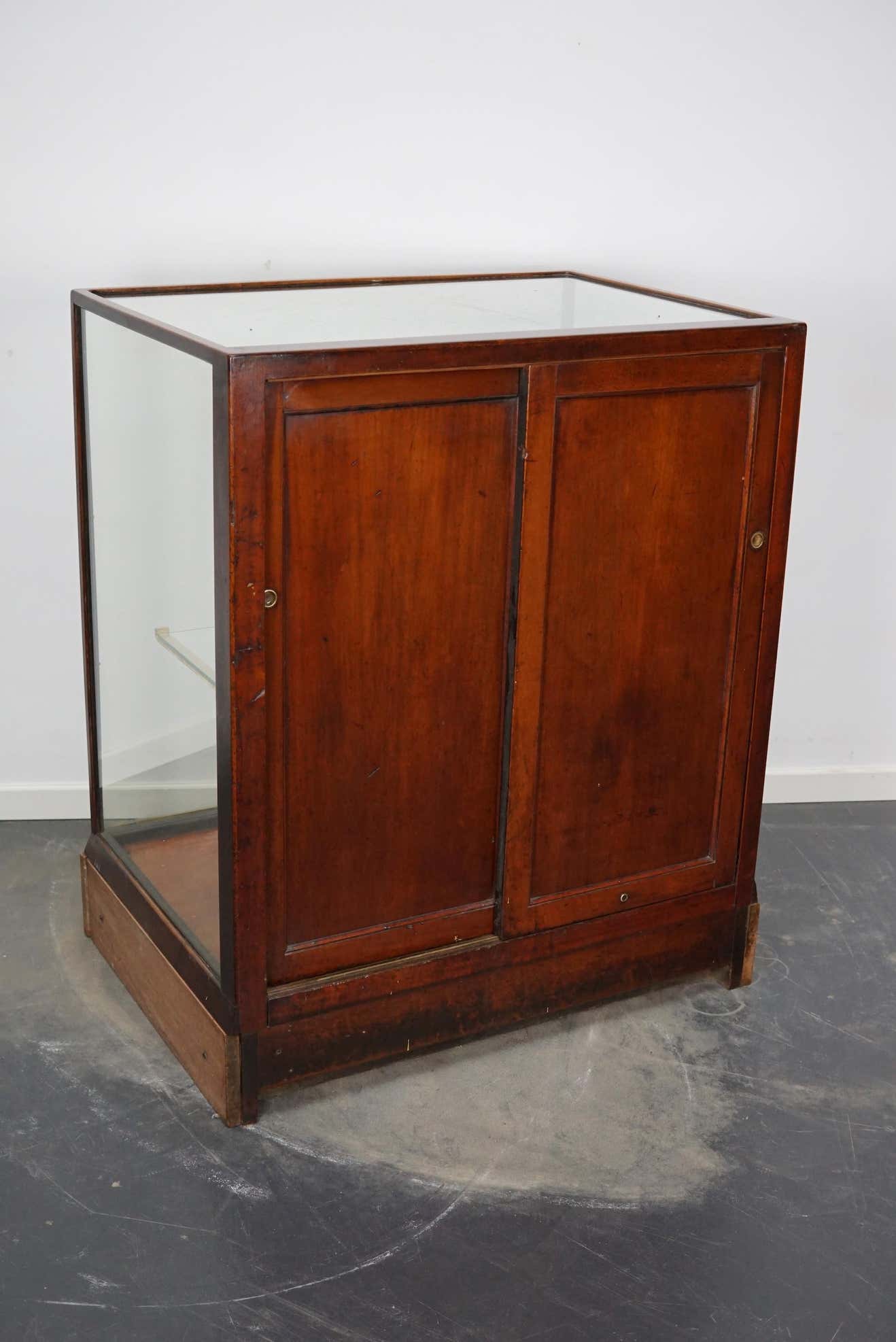 Mahogany counter window late nineteenth century