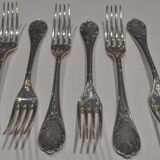 Lot 6 forks Marly Christofle