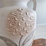 Vintage ceramic amphora vase Scheurich West Germany shabby 60s model 606-28