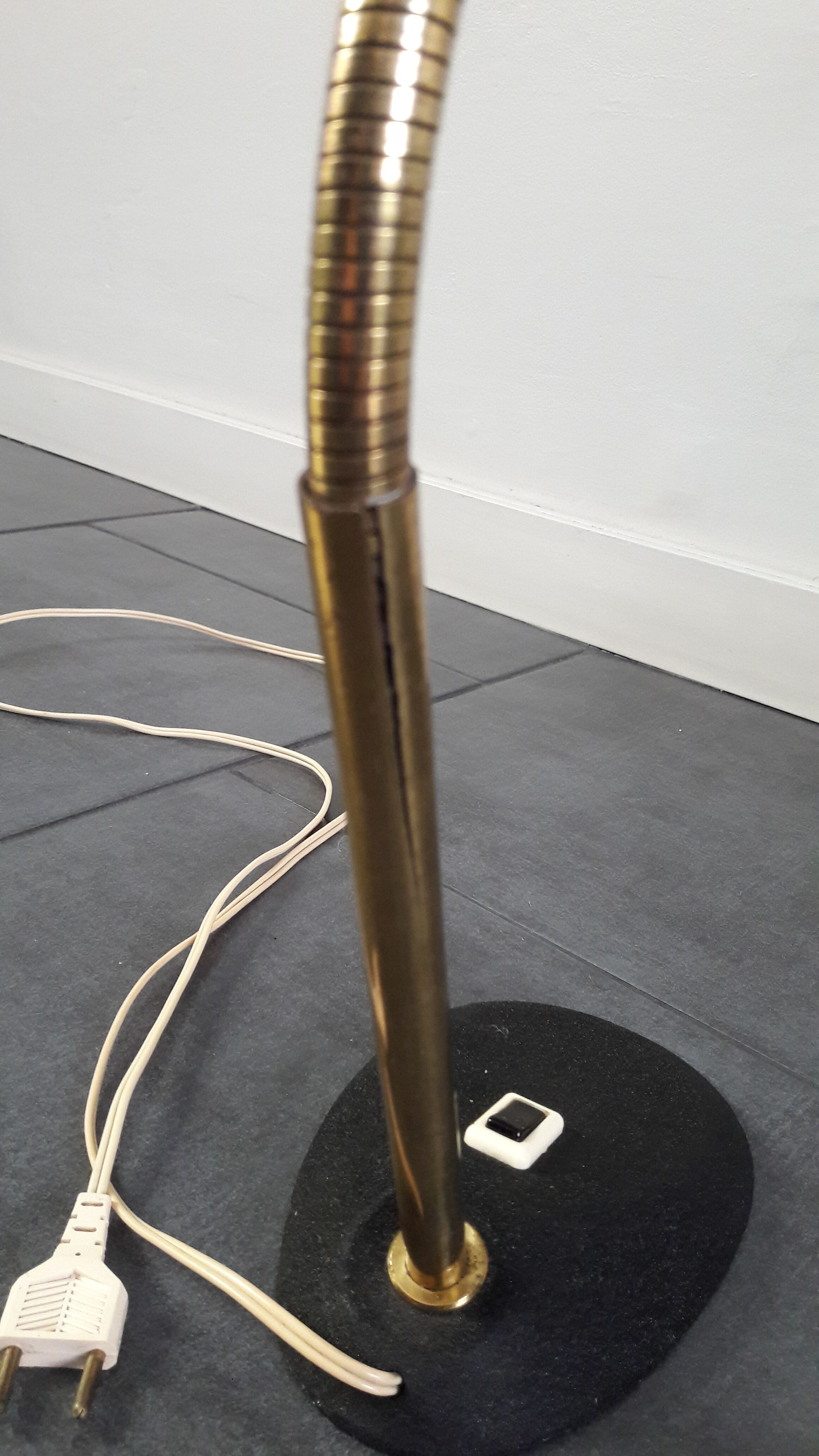 Vintage lamp ALUMINOR black 50's