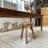 240 cm pine and oak farmhouse table