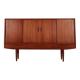 Highboard tekowy, duński design, lata 70, produkcja: Dania