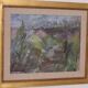 Original Swedish oil on panel – “Path” by Steneld – vintage & framed – 60 × 50 cm (23.6" × 19.7")