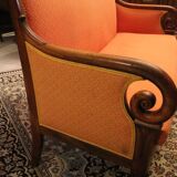 19th-century mahogany sofa Restoration