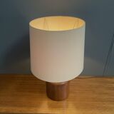 Teak table lamp by Kirk Copenhagen Denmark 1970s