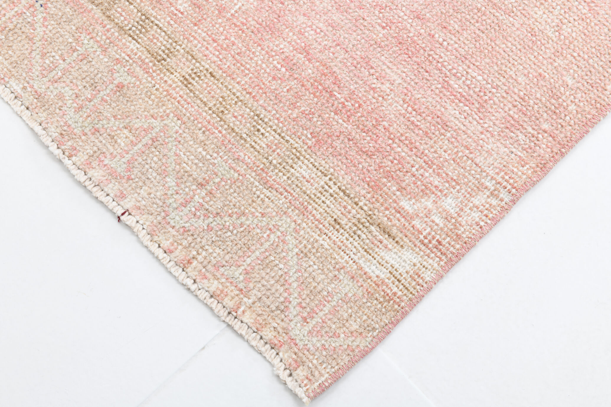 3x13 Distressed Turkish Runner Rug 405x90Cm
