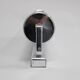 1930s Bauhaus tubular wall light, chrome & glass, Czechoslovakia