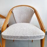 Set of 4 vintage chairs by Charles Ramos 1950
