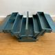 Caisse à outils en métal bleu