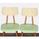 Paire de chaises vintage en bois, 1960