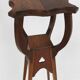 Art Deco Piedestal or Console Table in Oak, France 1940s