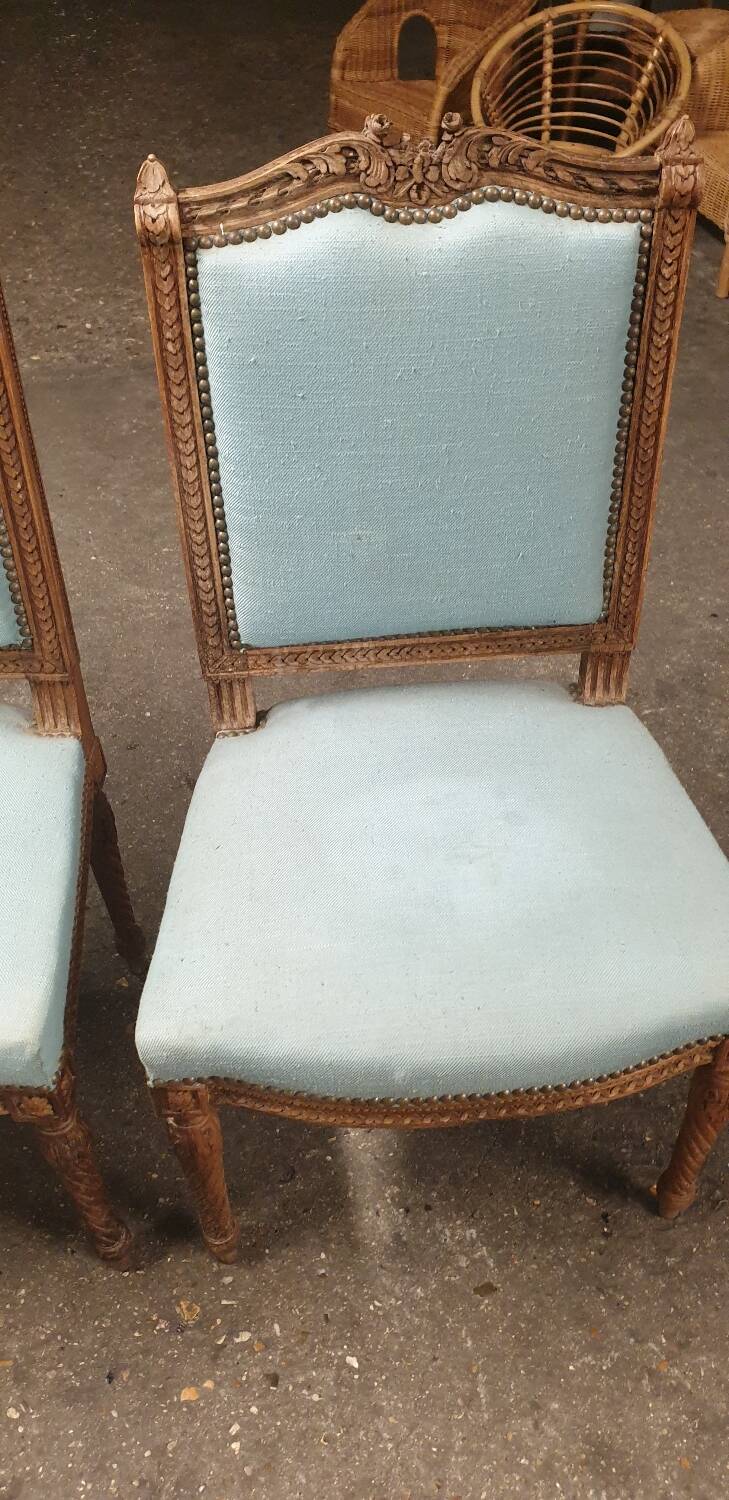 2 Louis xvi chairs