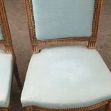 2 chaises louis xvi