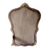 Mirror rocaille wood and stuck