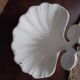 Enamelled cast iron soap dish