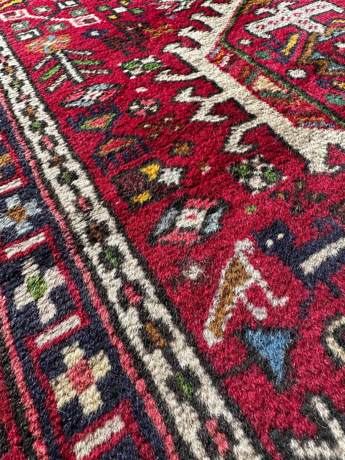 Handmade Persian hallway rug 290cm x 70cm