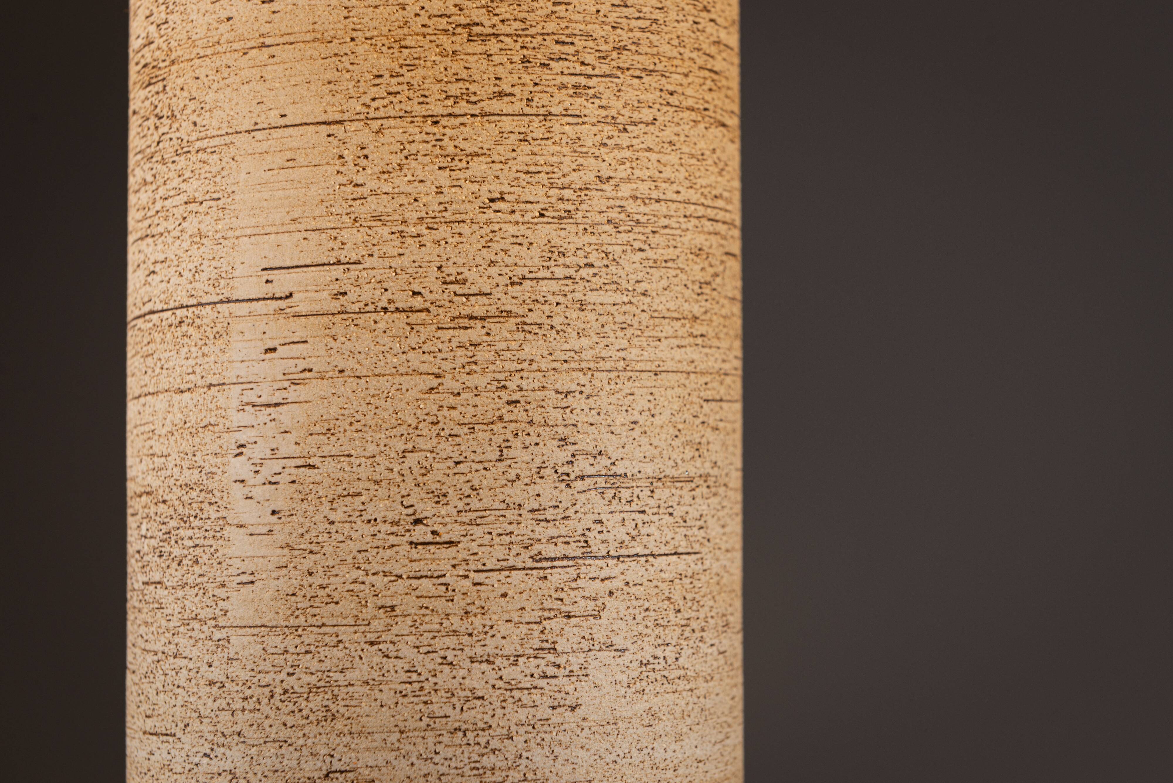 Lampe de table en céramique rare de Peter Müller, produite par Sgrafo.