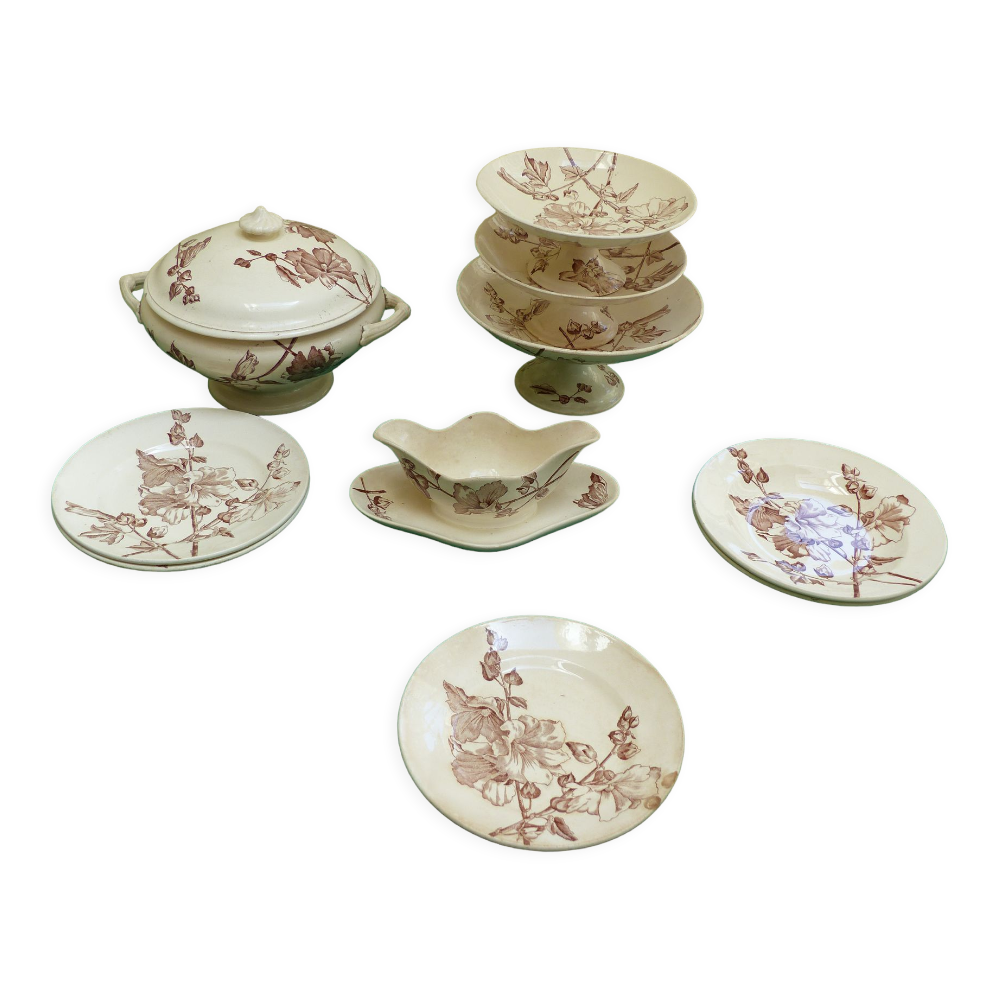 Assiettes Empilables En Forme De Hamburger - Lot De 6 Céramiques Miniatures Pour Sauce Ou Apéritif - 9