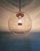 Suspension Space Age in smoked glass