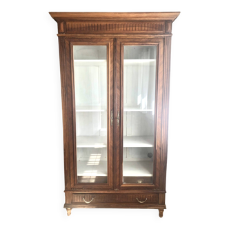 Old showcase bookcase - H216 cm
