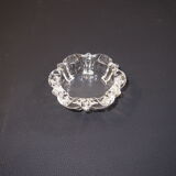 Crystal glass ashtray
