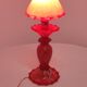 Murano glass table lamp. Italy, 1980