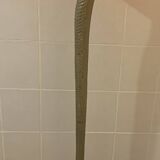 Tentacion Floor Lamp in Bronze and Opaline Edgard Brandt