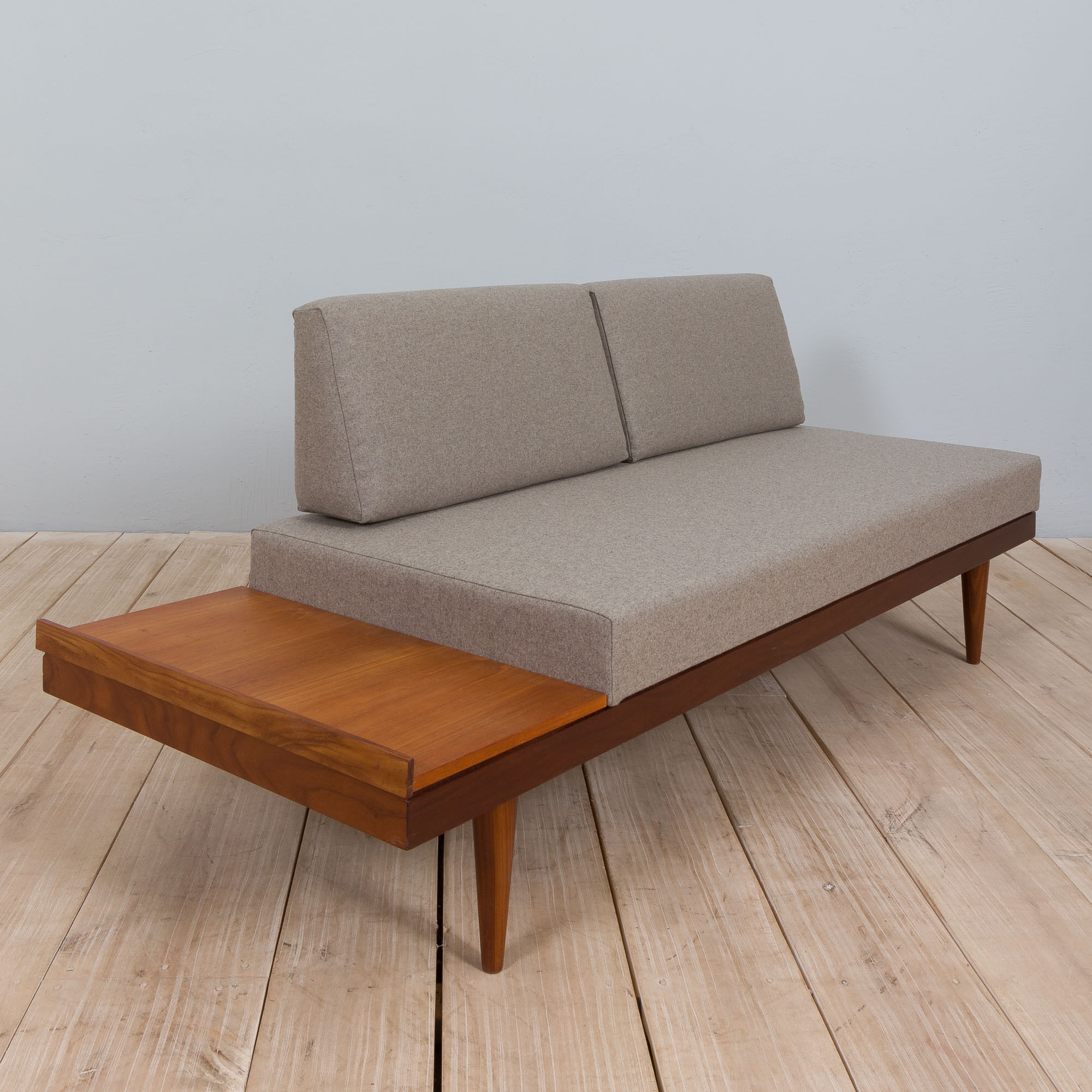 Teak Daybed Svanette With Side Table By Ingmar Relling For Swane Ekornes, 1960s
