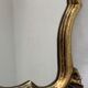 Old mirror in gilded wood 40 x 30 cm