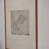 Gravure sur papier, signée Jean Fautrier, mention H.C,  école de l'art informel
