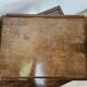 1930s art decò tray by fada in wood and metal