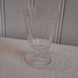 Set of 6 antique faceted stemmed wine glasses in very good condition.