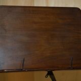 Adjustable Victorian reading or music table Leveson & Son metal