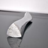 Brutalist candlesticks, solid aluminum by art3, Spain, 1970