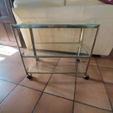 Broncz table in gilded brass