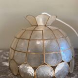 Vintage mother-of-pearl pendant light