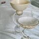 2 blown glass cups