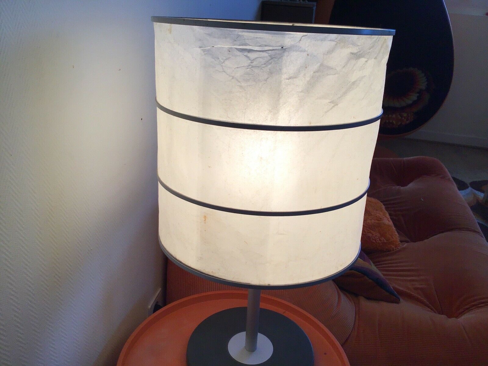 Anne Nilsson Japanese deco design lay lamp for Ikea Rice paper