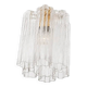 Modern Gold “Tronchi” Murano Glass Flush Mount