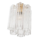 Plafonnier en verre de Murano "Tronchi" en or moderne